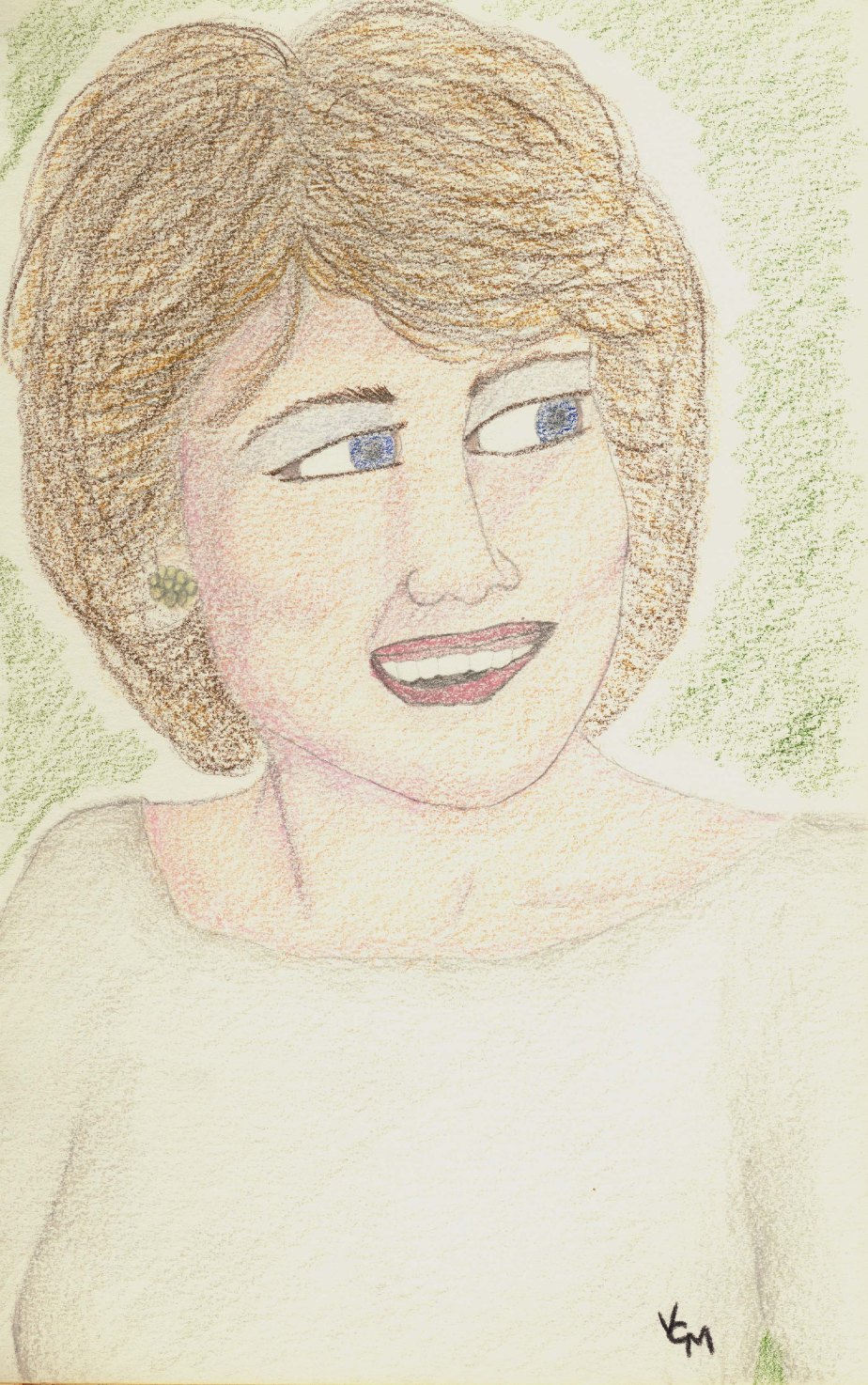 Colored Pencil Wedding Ginny